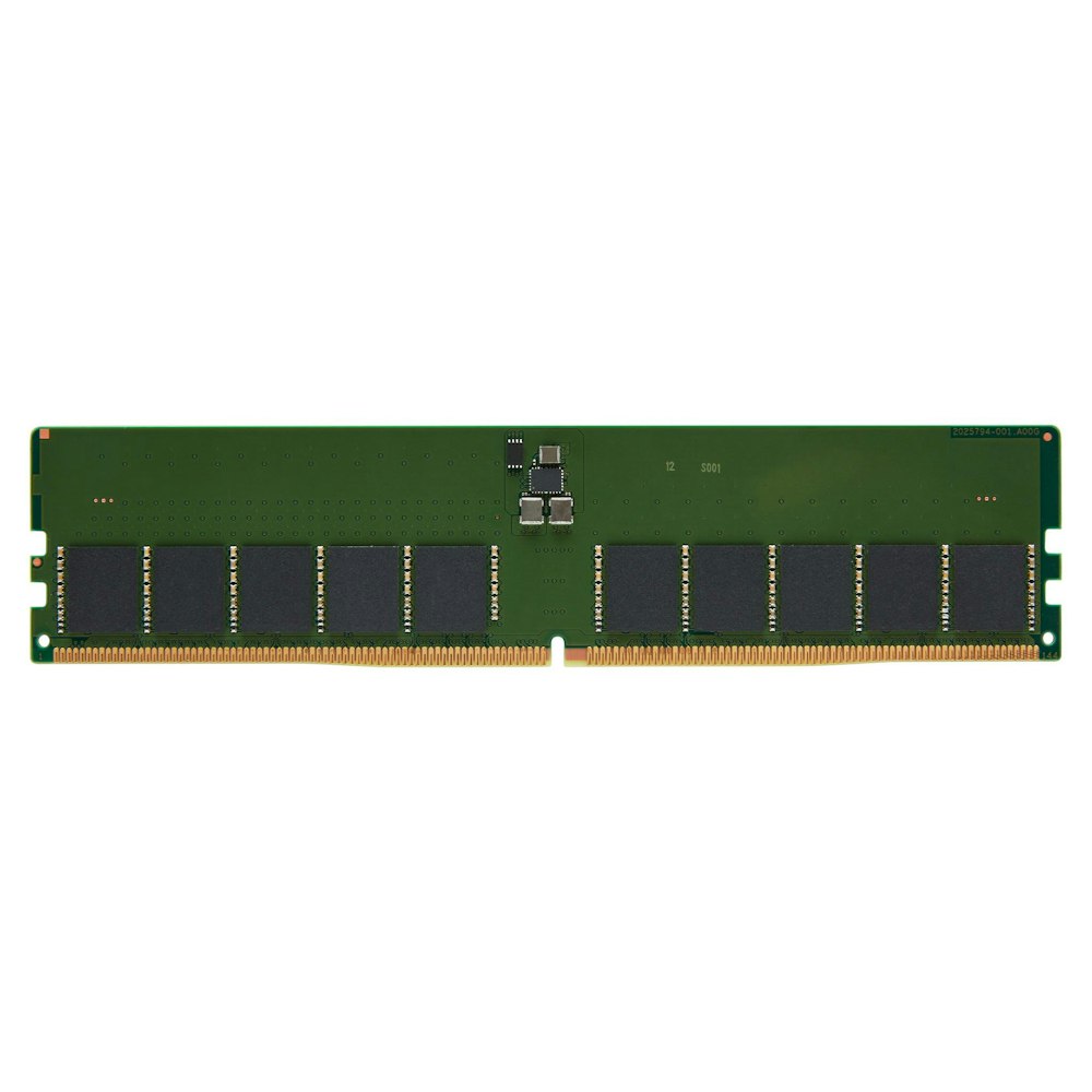 A large main feature product image of Kingston Server Premier 32GB Single (1x32GB) DDR5-5600 C46 ECC