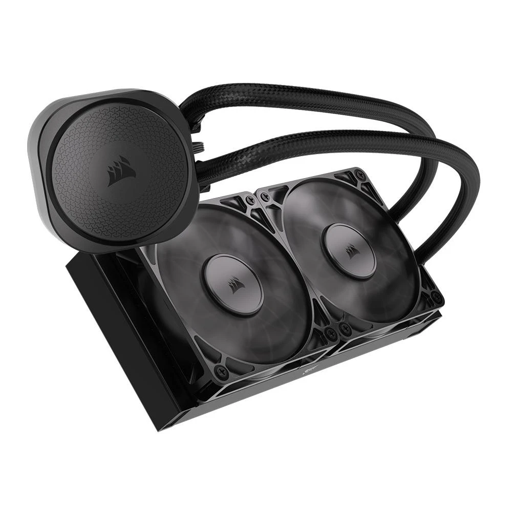 A large main feature product image of EX-DEMO Corsair NAUTILUS 240 RS - 240mm AIO Liquid CPU Cooler (Black)