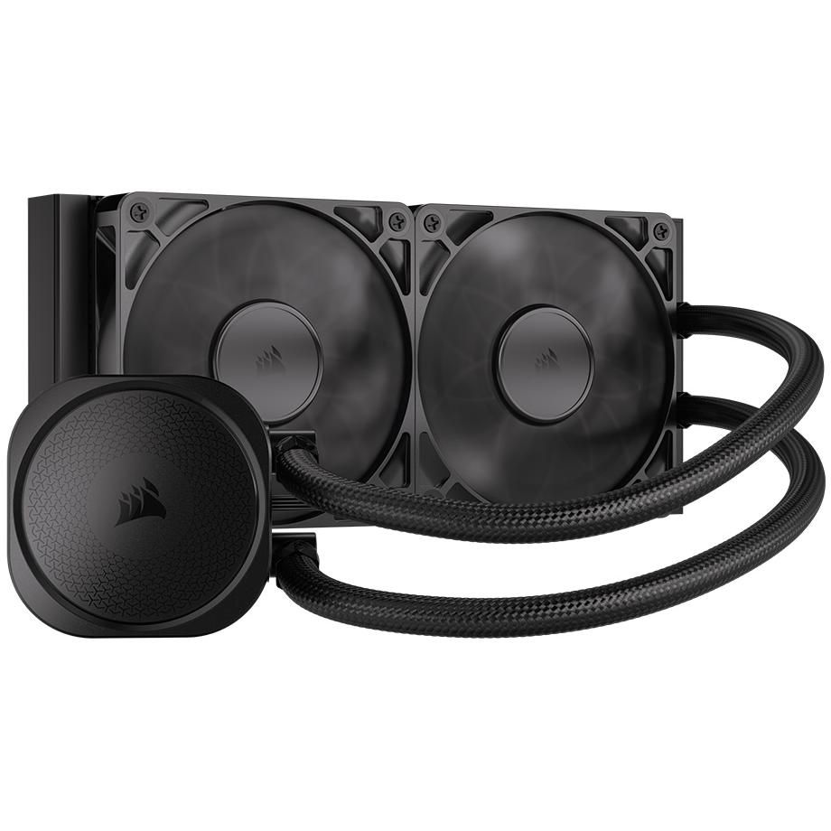 A large main feature product image of EX-DEMO Corsair NAUTILUS 240 RS - 240mm AIO Liquid CPU Cooler (Black)