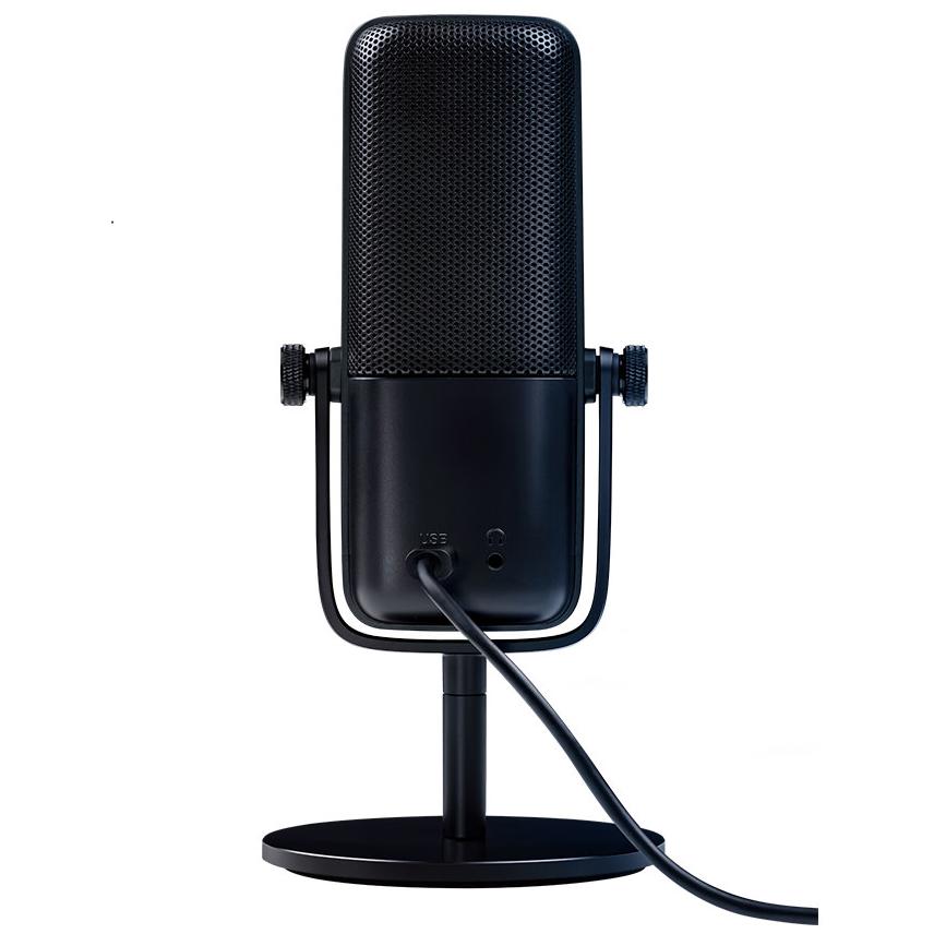 A large main feature product image of EX-DEMO Elgato Wave 3 Premium Streaming Microphone - Black