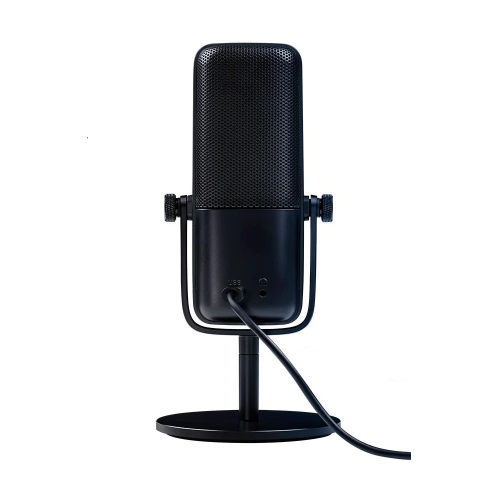 A large main feature product image of EX-DEMO Elgato Wave 3 Premium Streaming Microphone - Black