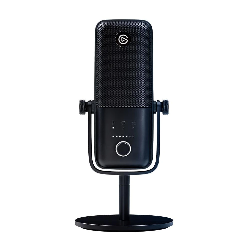 A large main feature product image of EX-DEMO Elgato Wave 3 Premium Streaming Microphone - Black