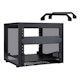 A small tile product image of DeskPi RackMate T0 Plus Rackmount 10" 4U Server Cabinet (Black)