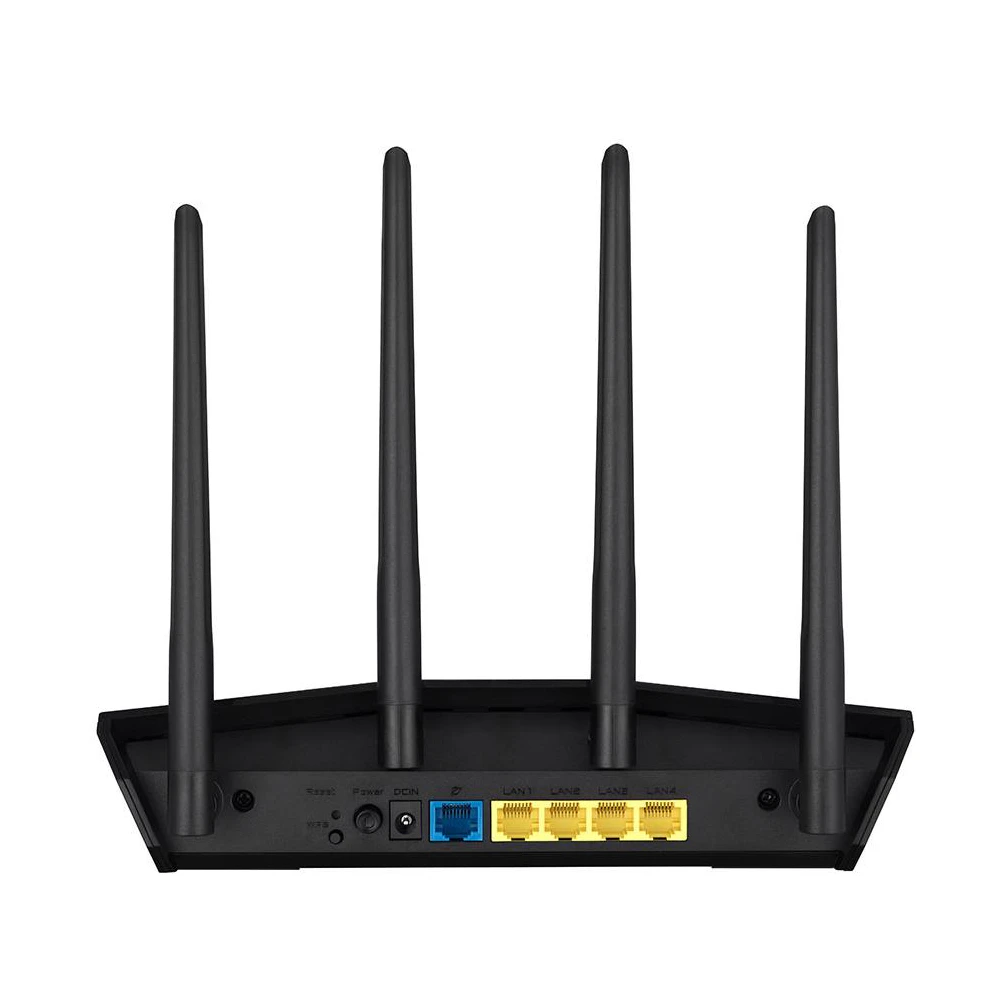A large main feature product image of EX-DEMO ASUS RT-AX57 AX3000 Dual Band WiFi 6 802.11ax Router