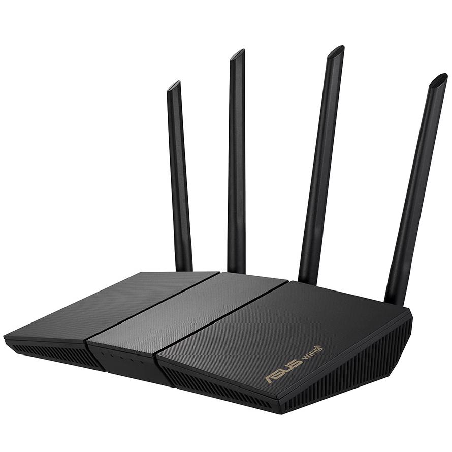 A large main feature product image of EX-DEMO ASUS RT-AX57 AX3000 Dual Band WiFi 6 802.11ax Router