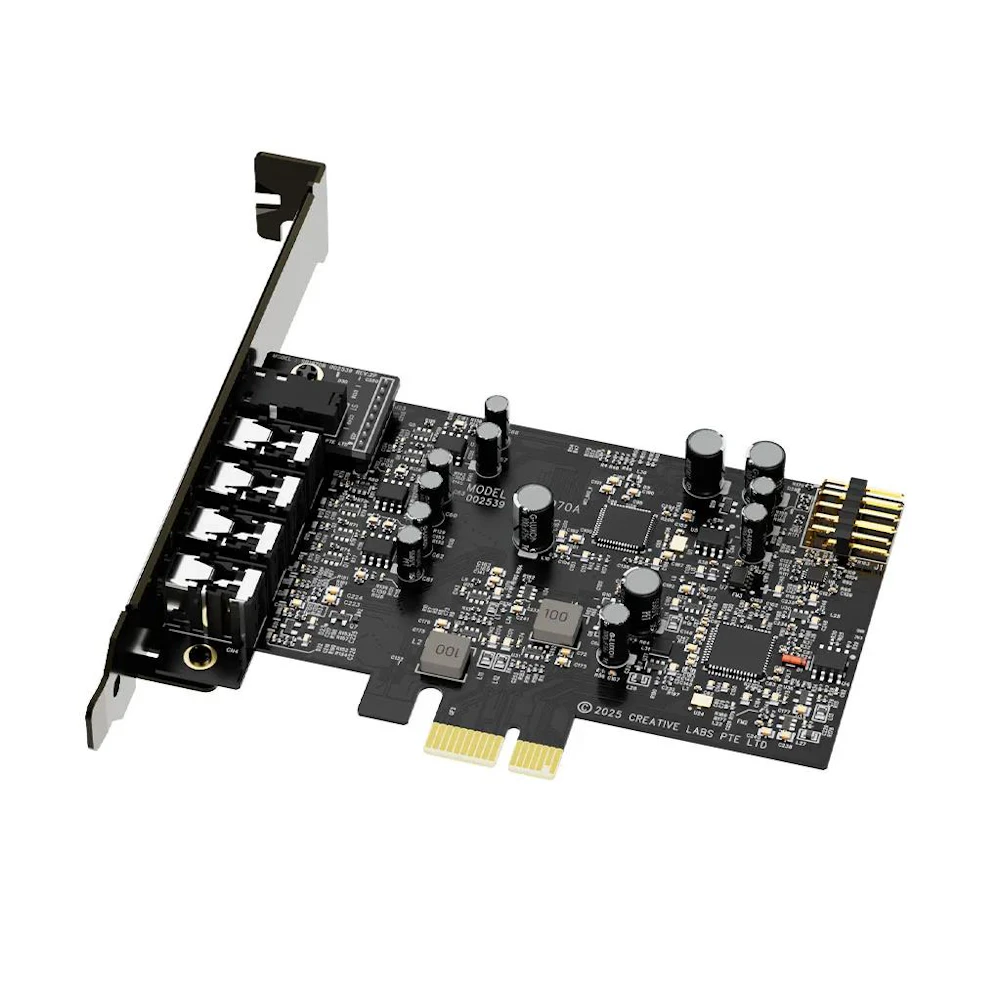 A large main feature product image of Creative Sound Blaster AUDIGY FX PRO Hi-res 7.1 PCIe Sound Card