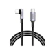 A small tile product image of EX-DEMO UGREEN USB 2.0 Type-C to Type-C 90 Degree 100W PD Braided Cable (1m)