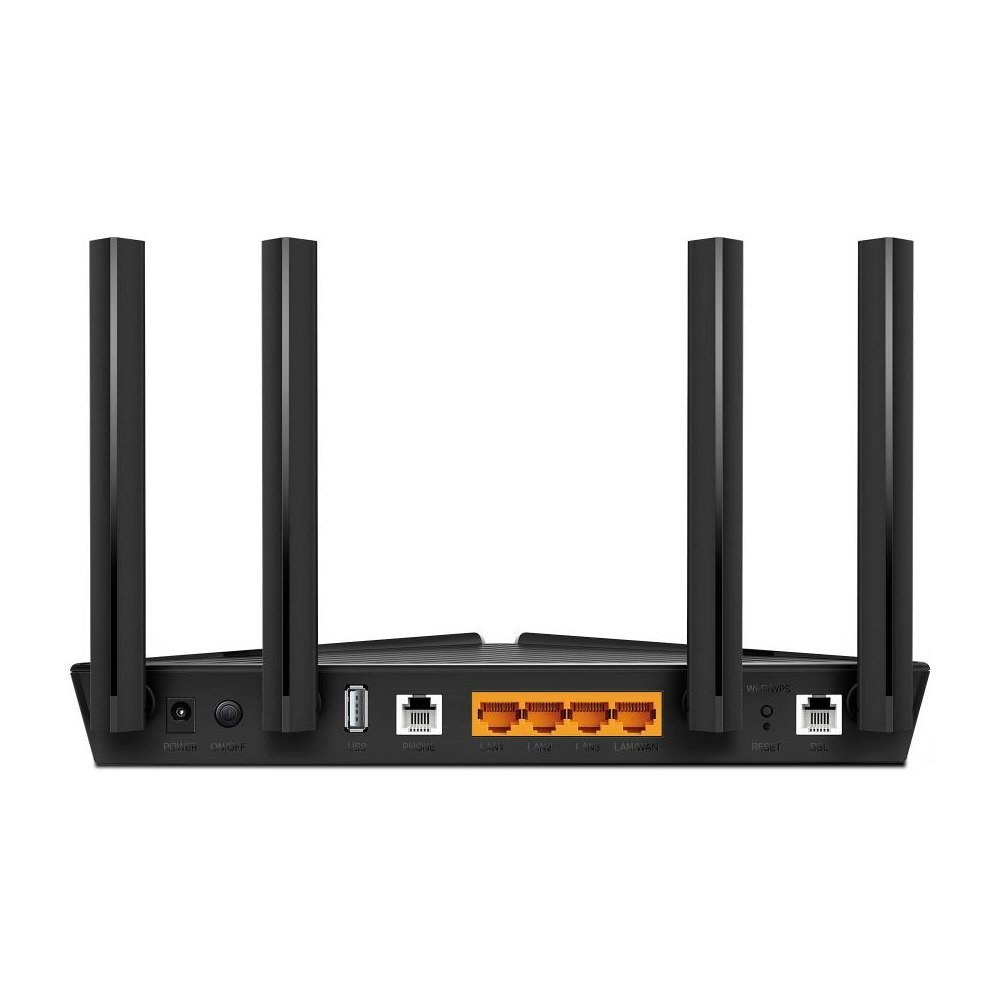 A large main feature product image of EX-DEMO TP-Link Archer VX1800v - AX1800 Dual-Band VDSL/ADSL Wi-Fi 6 Modem Router