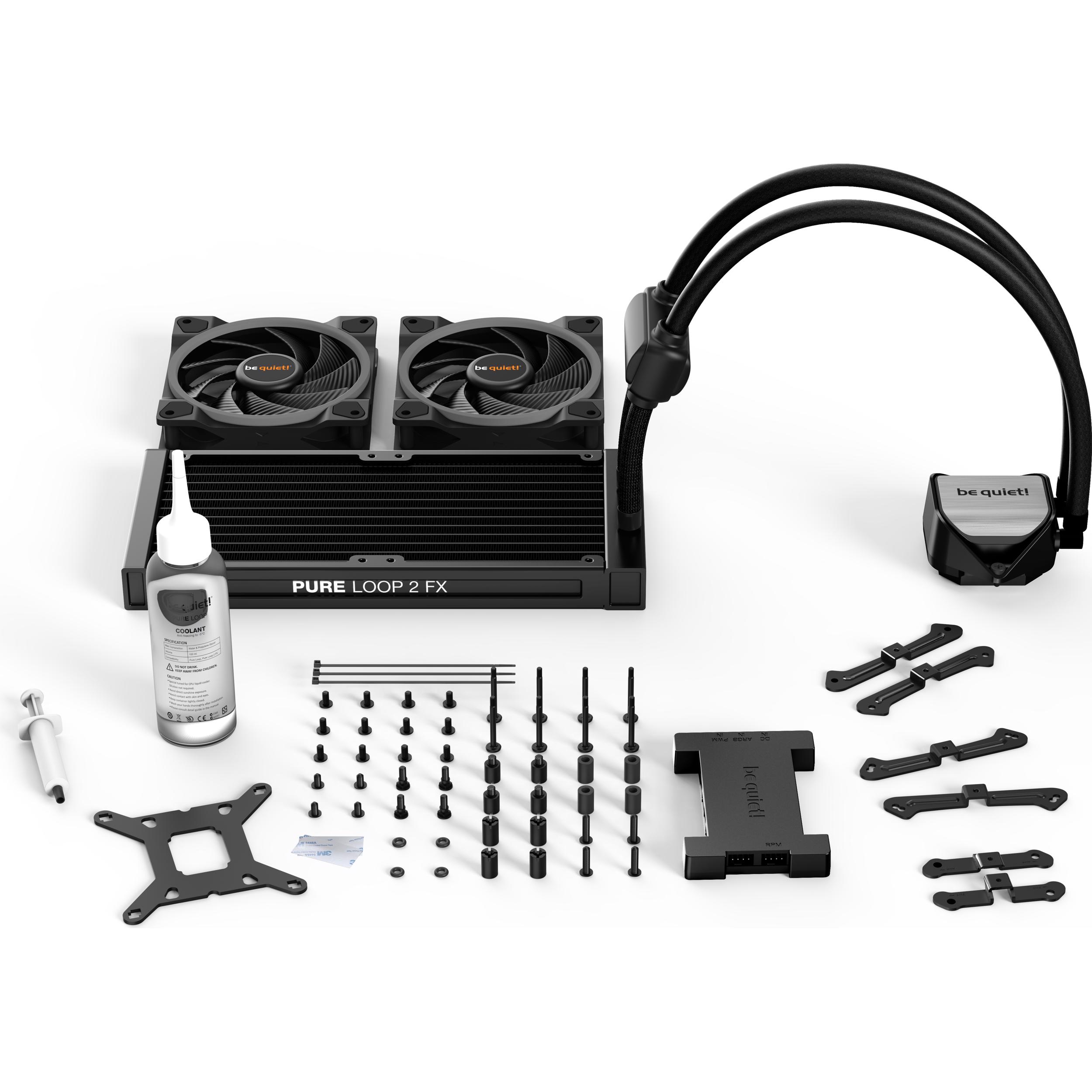 A large main feature product image of EX-DEMO be quiet! PURE LOOP 2 FX 240mm AIO CPU Cooler
