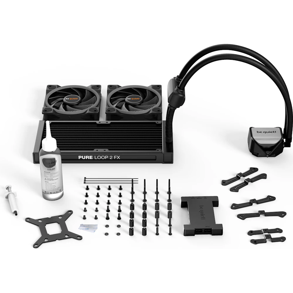A large main feature product image of EX-DEMO be quiet! PURE LOOP 2 FX 240mm AIO CPU Cooler