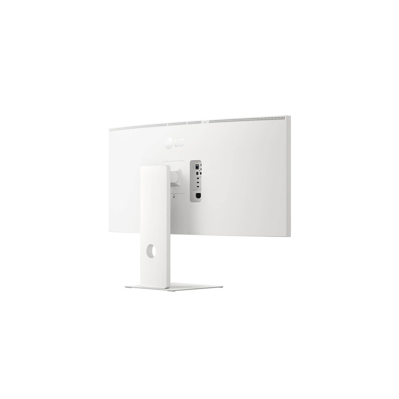 A large main feature product image of LG UltraFine 40U990A-W - 40" Curved 2160p 5K2K 120Hz Nano IPS Monitor with Thunderbolt 5