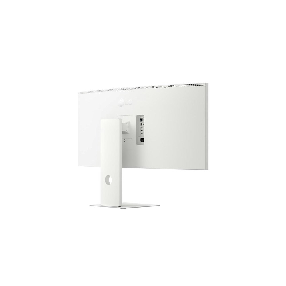 A large main feature product image of LG UltraFine 40U990A-W - 40" Curved 2160p 5K2K 120Hz Nano IPS Monitor with Thunderbolt 5