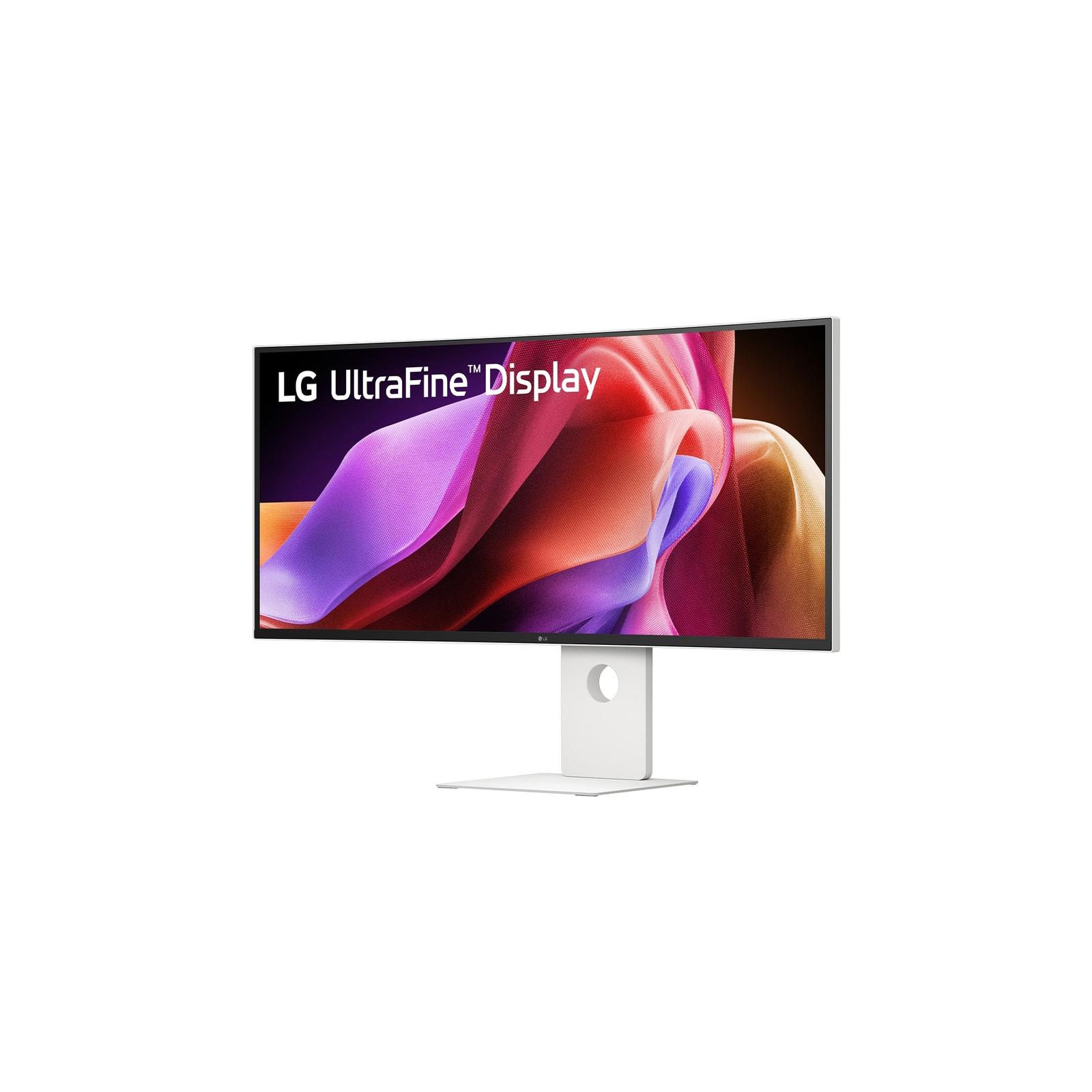 A large main feature product image of LG UltraFine 40U990A-W - 40" Curved 2160p 5K2K 120Hz Nano IPS Monitor with Thunderbolt 5