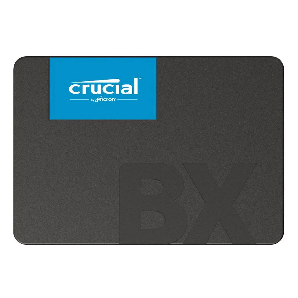 A large main feature product image of EX-DEMO Crucial BX500 SATA III 2.5" SSD - 240GB
