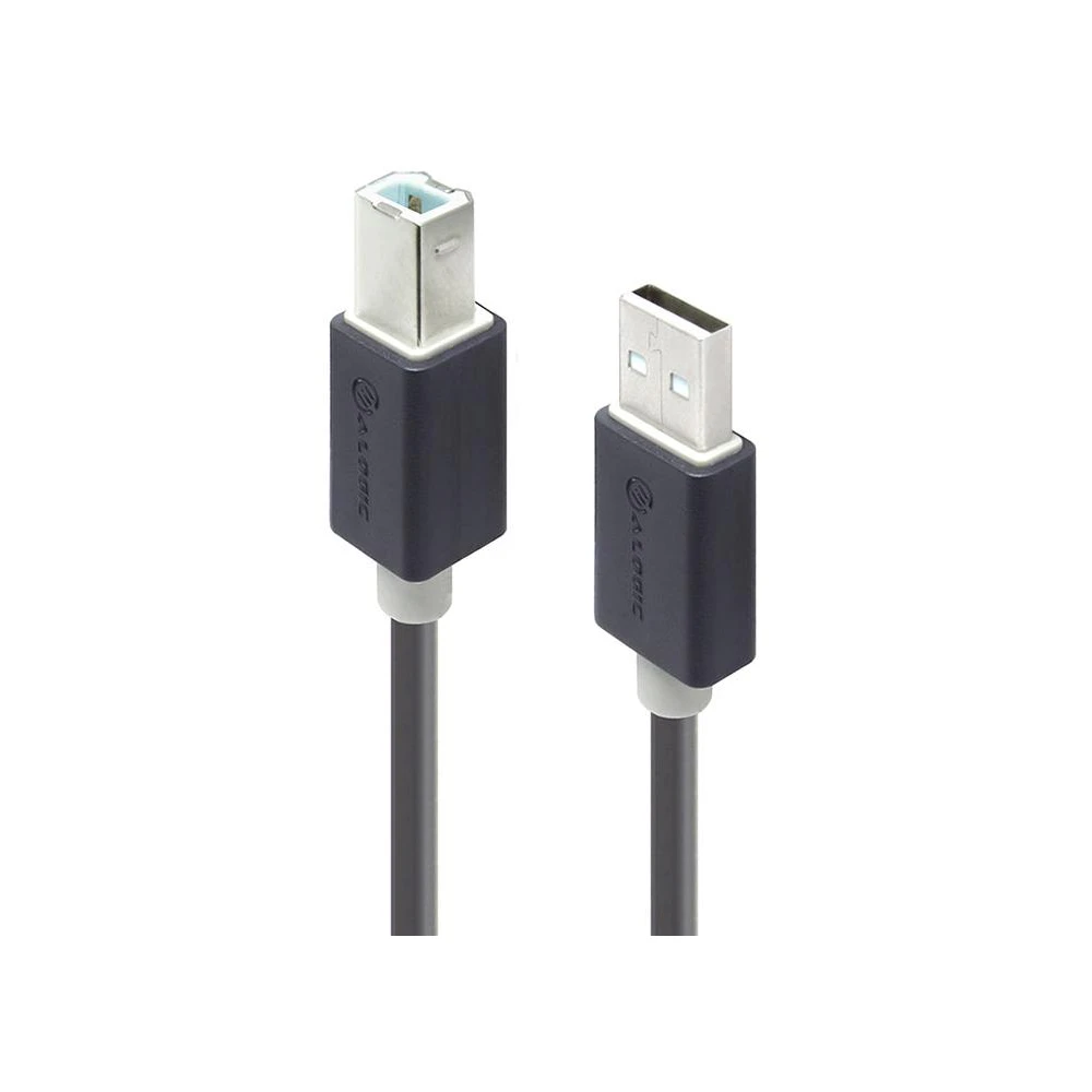 A large main feature product image of EX-DEMO ALOGIC USB 2.0 Type-A to Type-B M-M 2m Cable