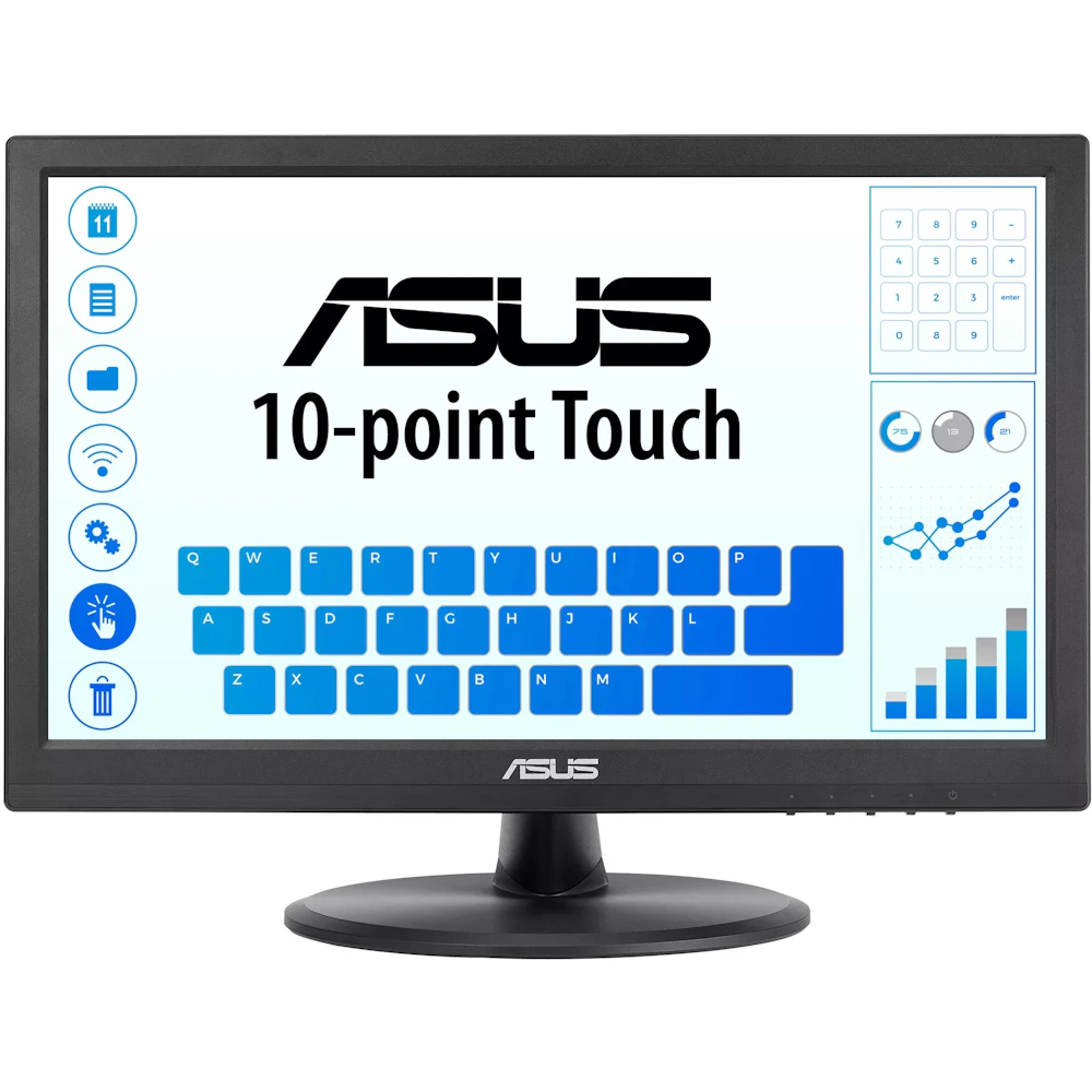 ASUS EyeCare VT169HE -16" 1080p 60Hz IPS Touchscreen Monitor