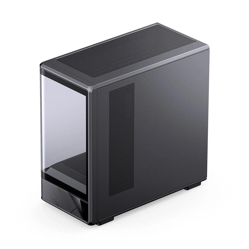 A large main feature product image of EX-DEMO Jonsbo D200 Tempered Glass Micro Tower Case (Black)