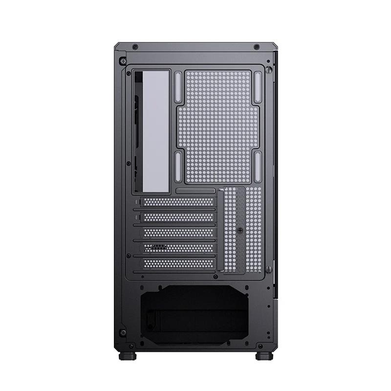 A large main feature product image of EX-DEMO Jonsbo D200 Tempered Glass Micro Tower Case (Black)
