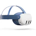 A product image of META Quest 3 Facial Interface & Head Strap - Elemental Blue