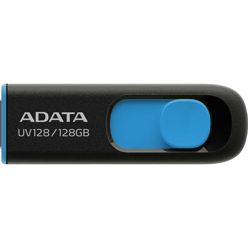 A large main feature product image of ADATA UV128 USB 3.2 Gen 1 Type-A Flash Drive - 128GB