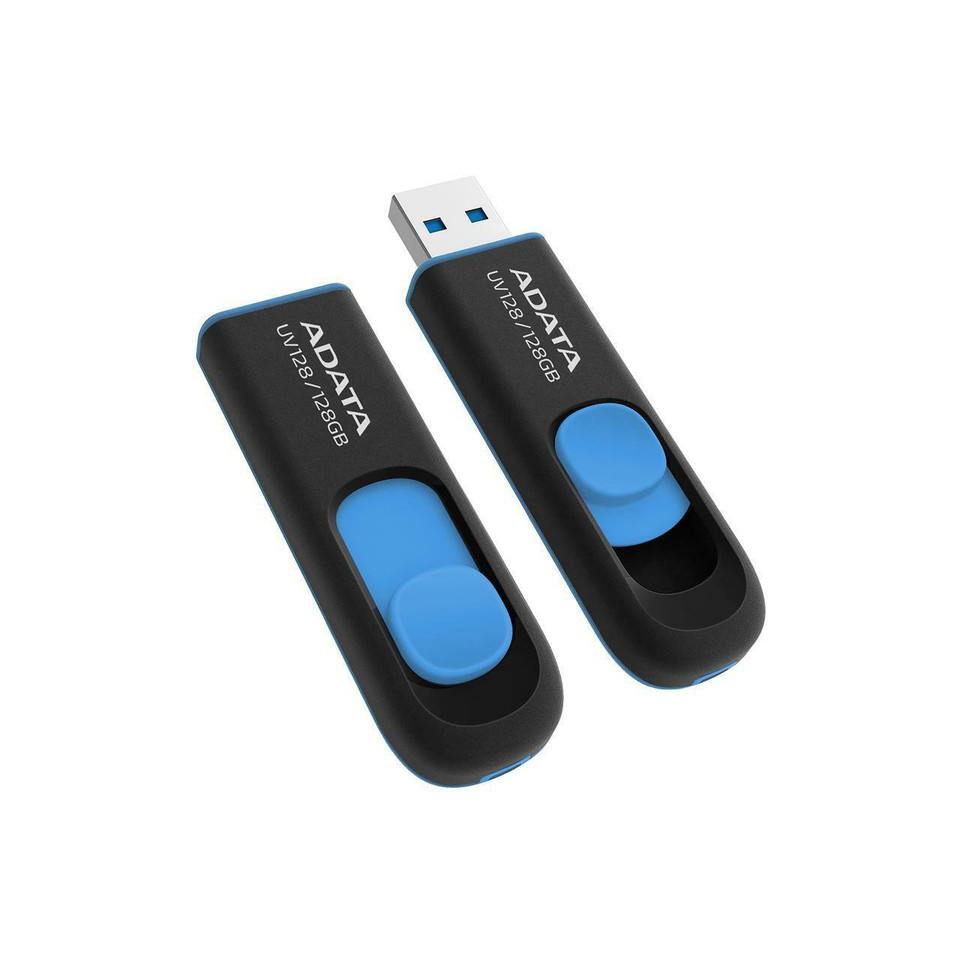 A large main feature product image of ADATA UV128 USB 3.2 Gen 1 Type-A Flash Drive - 128GB