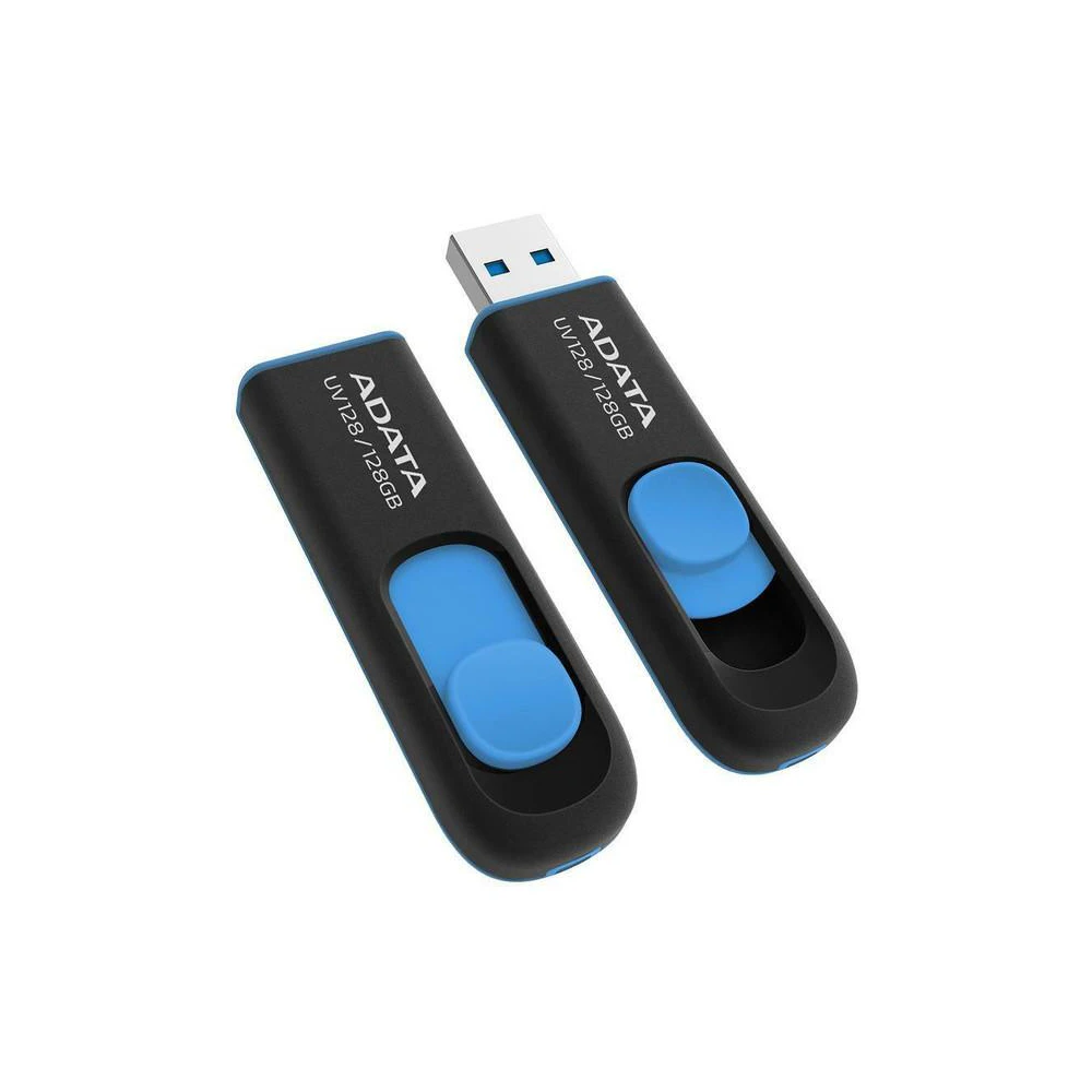 A large main feature product image of ADATA UV128 USB 3.2 Gen 1 Type-A Flash Drive - 128GB