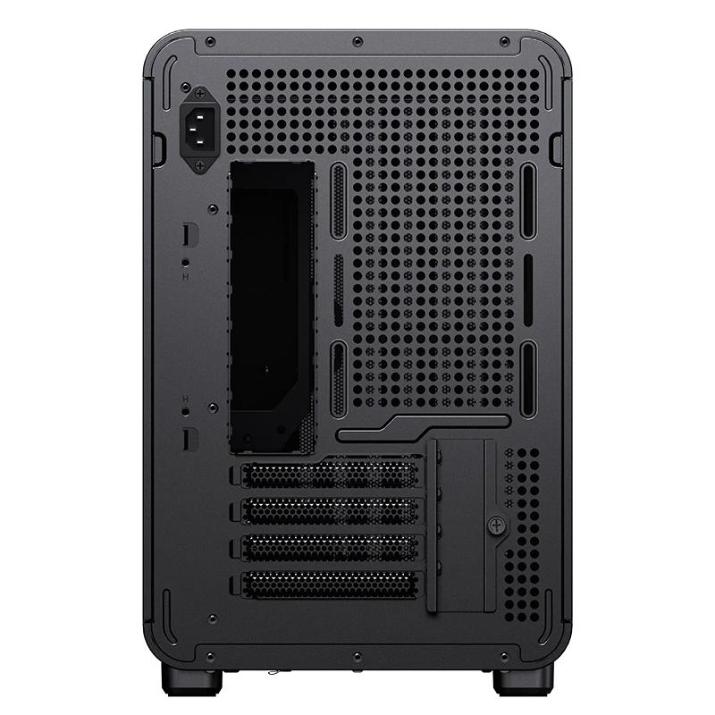 A large main feature product image of Jonsbo D33 Wood - 39L Compact mATX Case (Black)