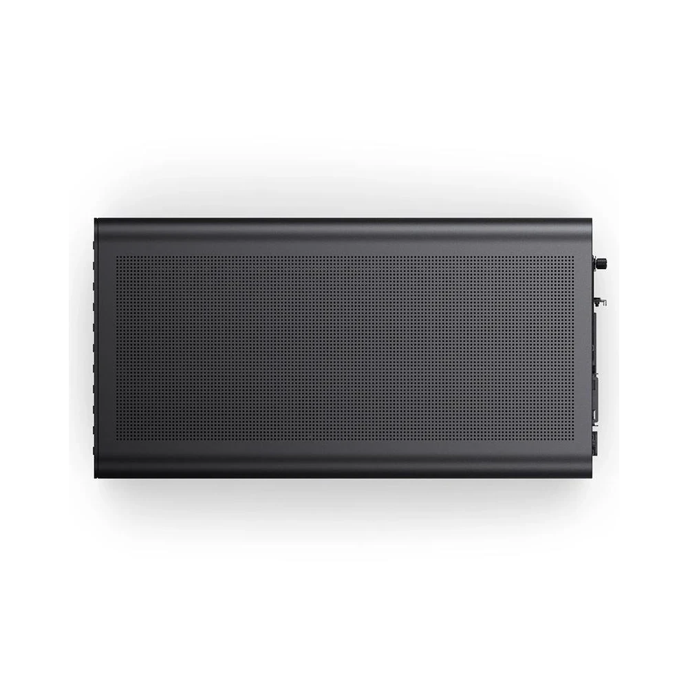 A large main feature product image of Jonsbo D33 Wood - 39L Compact mATX Case (Black)