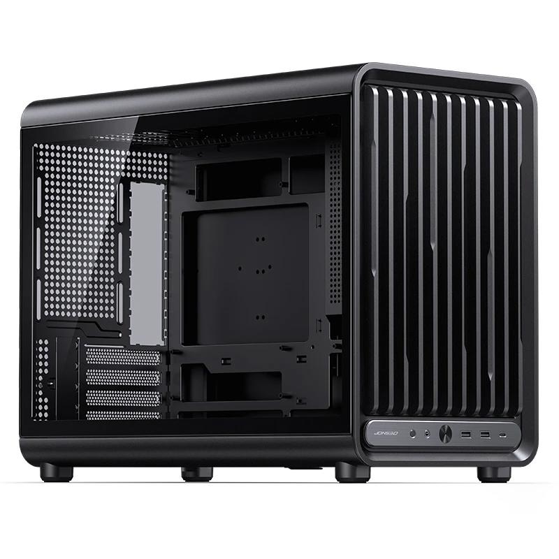 A large main feature product image of Jonsbo D33 - 39L Compact mATX Case (Black)
