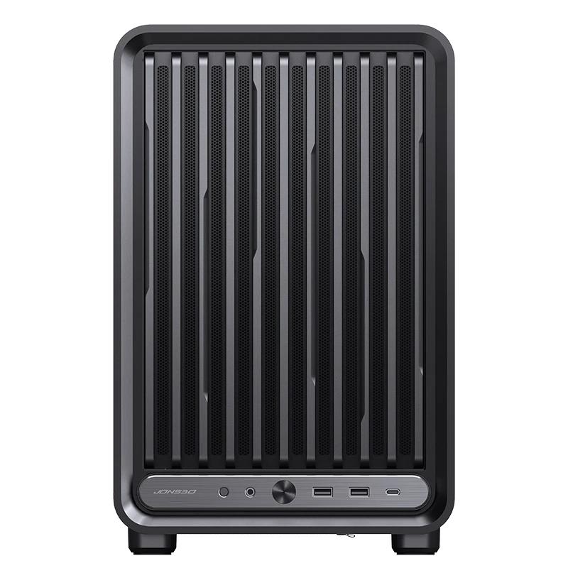 A large main feature product image of Jonsbo D33 - 39L Compact mATX Case (Black)