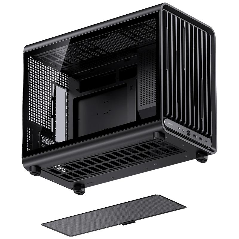 A large main feature product image of Jonsbo D33 - 39L Compact mATX Case (Black)