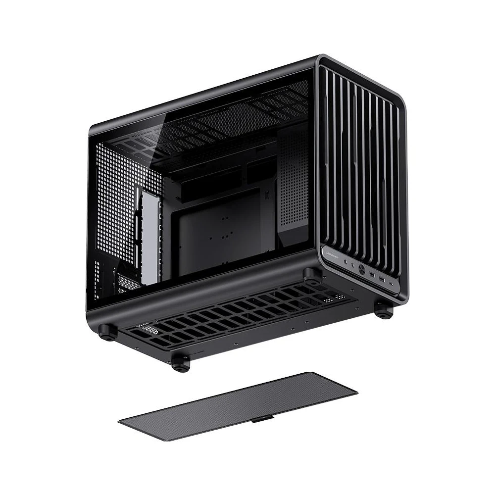 A large main feature product image of Jonsbo D33 - 39L Compact mATX Case (Black)