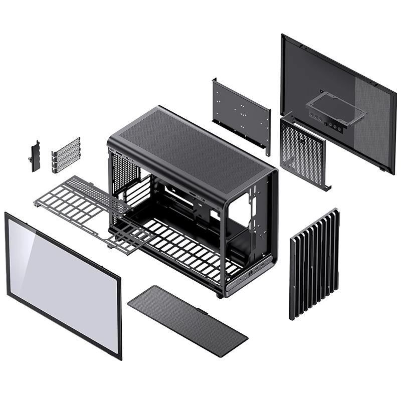 A large main feature product image of Jonsbo D33 - 39L Compact mATX Case (Black)