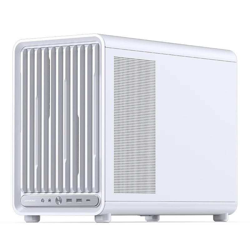 A large main feature product image of Jonsbo D33 - 39L Compact mATX Case (White)