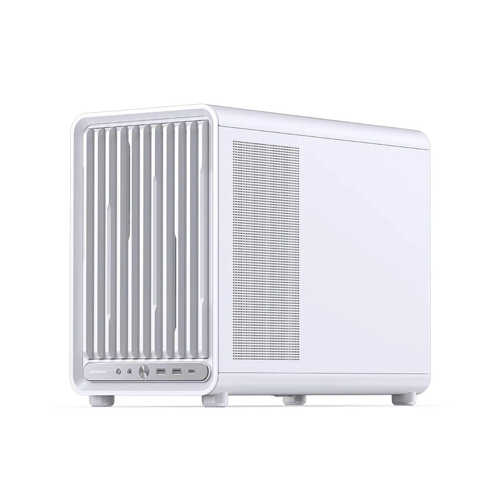 A large main feature product image of Jonsbo D33 - 39L Compact mATX Case (White)