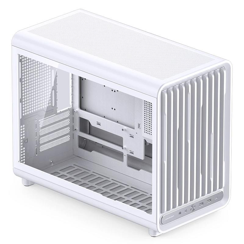 A large main feature product image of Jonsbo D33 - 39L Compact mATX Case (White)