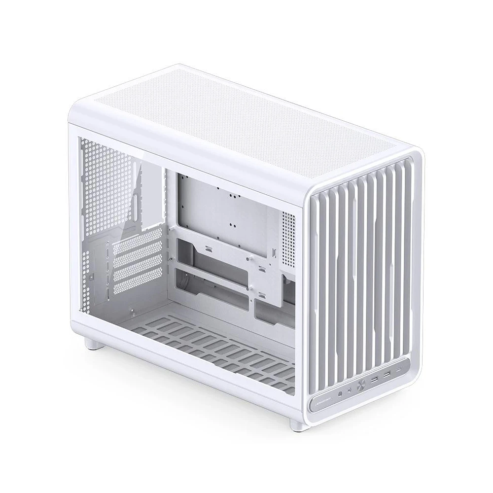 A large main feature product image of Jonsbo D33 - 39L Compact mATX Case (White)