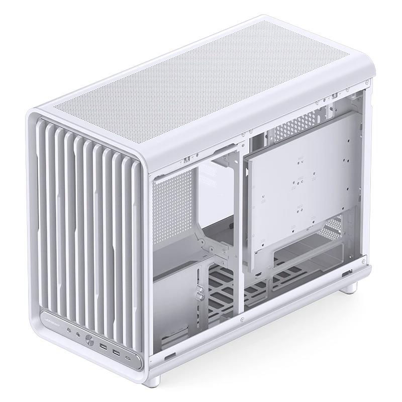 A large main feature product image of Jonsbo D33 - 39L Compact mATX Case (White)