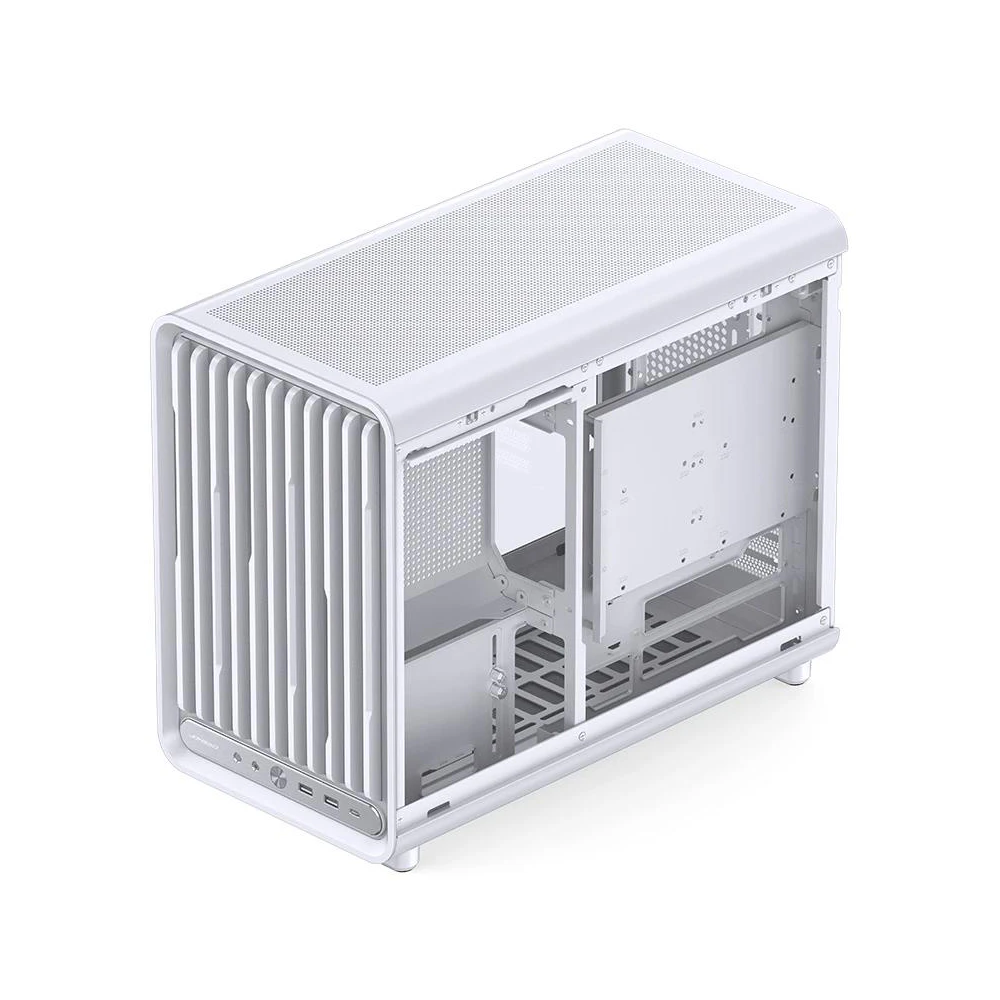 A large main feature product image of Jonsbo D33 - 39L Compact mATX Case (White)