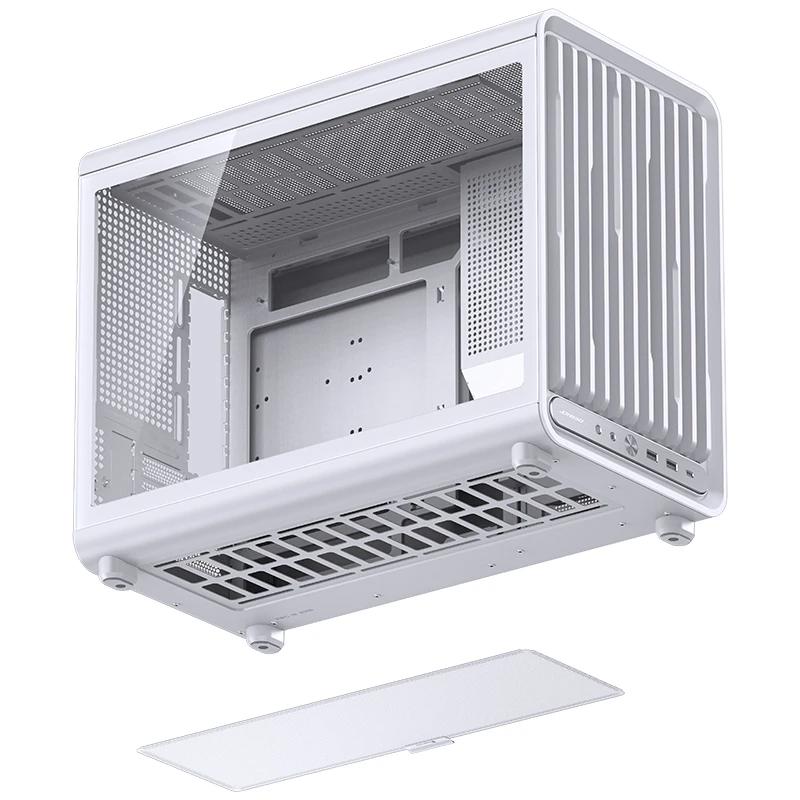 A large main feature product image of Jonsbo D33 - 39L Compact mATX Case (White)
