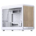 A product image of Jonsbo D33 Wood - 39L Compact mATX Case (White)