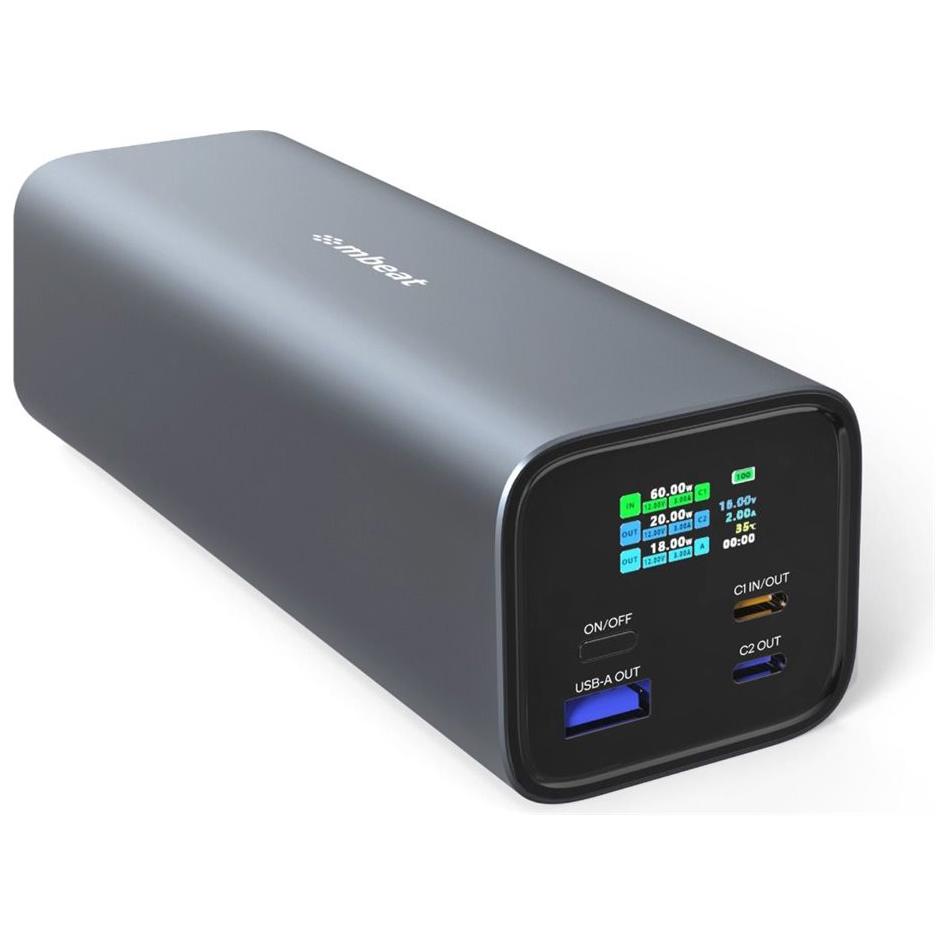 A large main feature product image of EX-DEMO mbeat Gorilla Power 27,000mAh USB Type-C PD 140W Notebook Power Bank