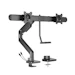 A product image of Brateck Noteworthy Gas Spring Dual Monitor Arm Fits Most 17" - 32"