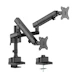A product image of Brateck Ultrawide Pole-Mounted Dual Monitor Arm Fits Most 17"- 35"