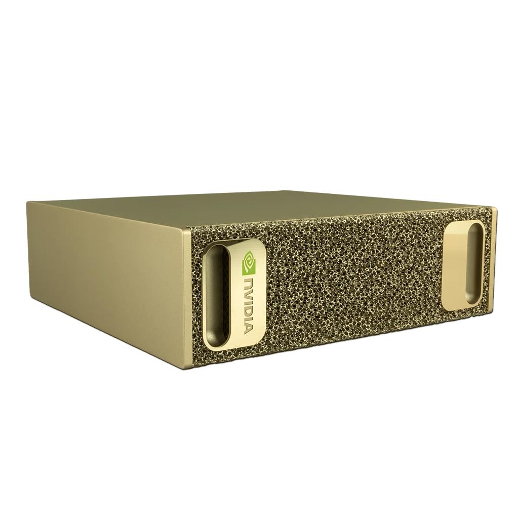 A large main feature product image of NVIDIA DGX Spark Founders Edition - 4TB/128GB