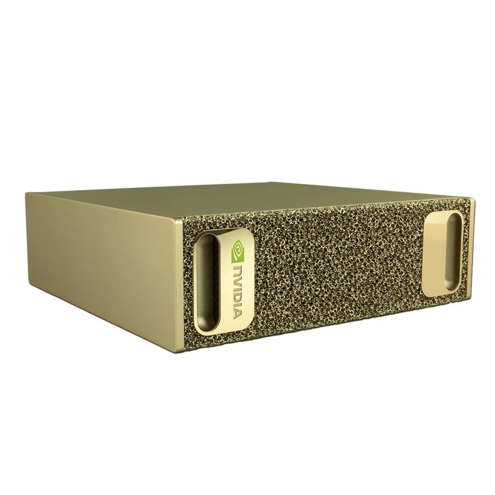 A large main feature product image of NVIDIA DGX Spark Founders Edition - 4TB/128GB