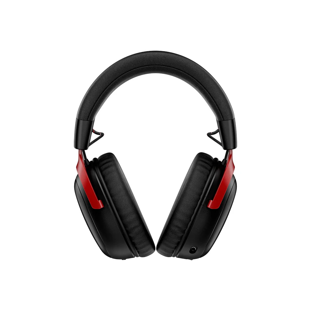 A large main feature product image of HyperX Cloud III S - Wireless Gaming Headset (Red)