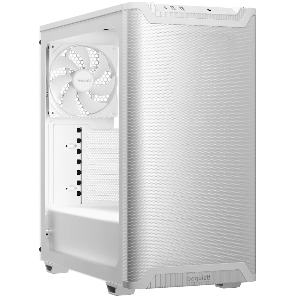 A large main feature product image of EX-DEMO be quiet! PURE BASE 501 Airflow Window - Mid Tower Case (White)