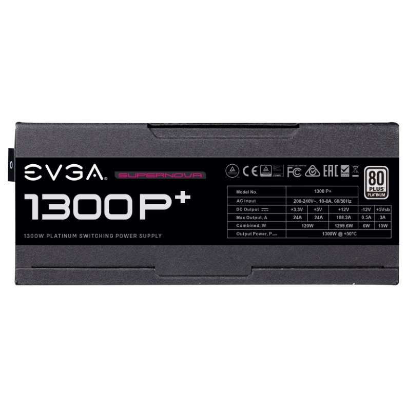 A large main feature product image of EX-DEMO EVGA SuperNOVA 1300 P+ 1300W Platinum ATX Modular PSU