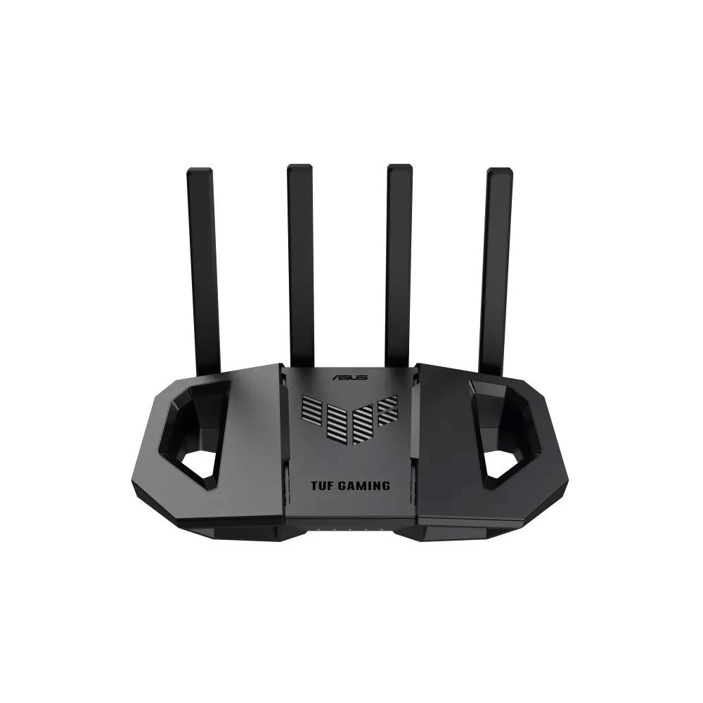A large main feature product image of EX-DEMO ASUS TUF-BE3600 Dual Band WiFi 7 Gaming Router